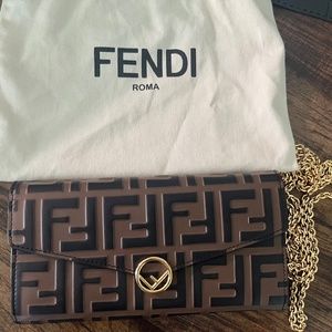 Fendi Continental With Chain